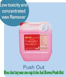 Low toxicity and concentrated wax Remover PUSH OUT